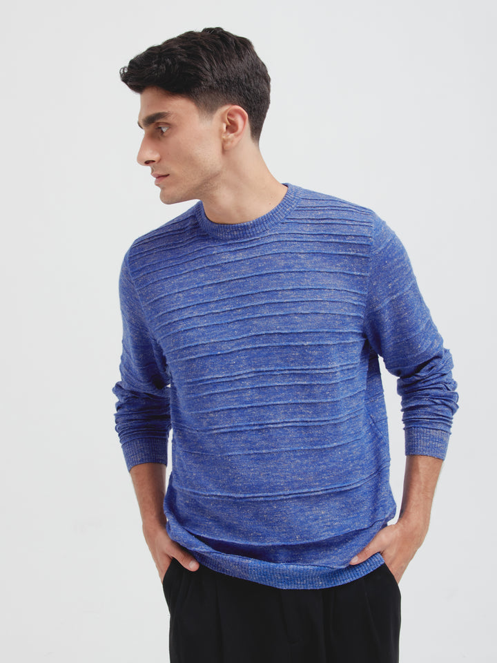 Purple Baby Alpaca Zidane Sweater