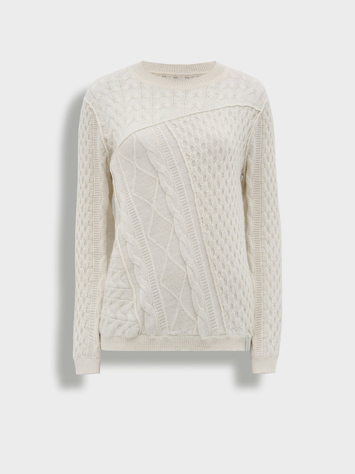 Suéter Bianca De Baby Alpaca Color Beige