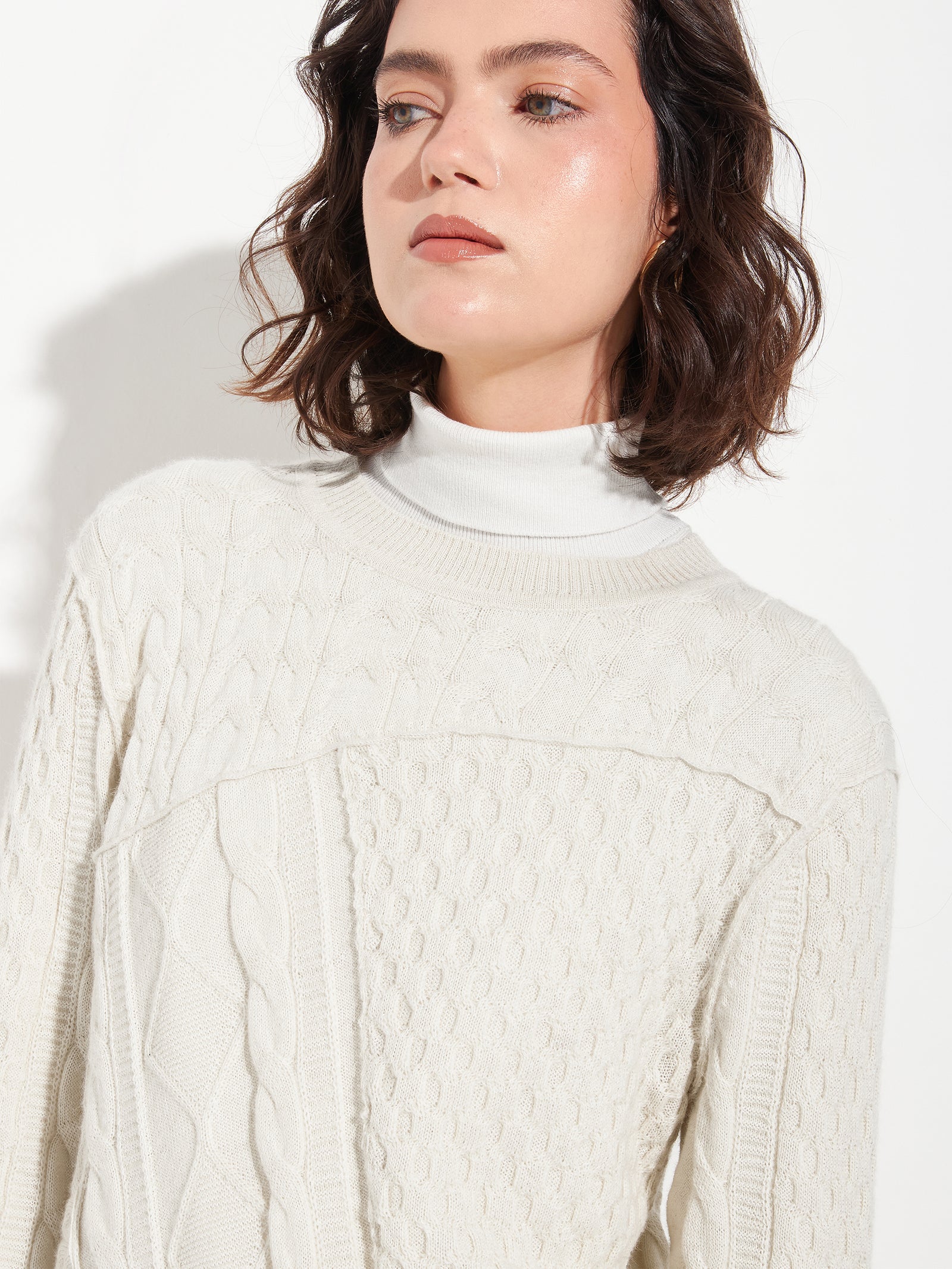Bianca Baby Alpaca Beige Sweater