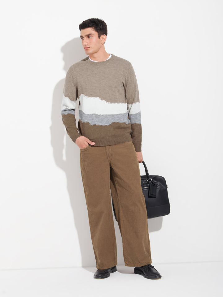 Barranco Camel Baby Alpaca Sweater