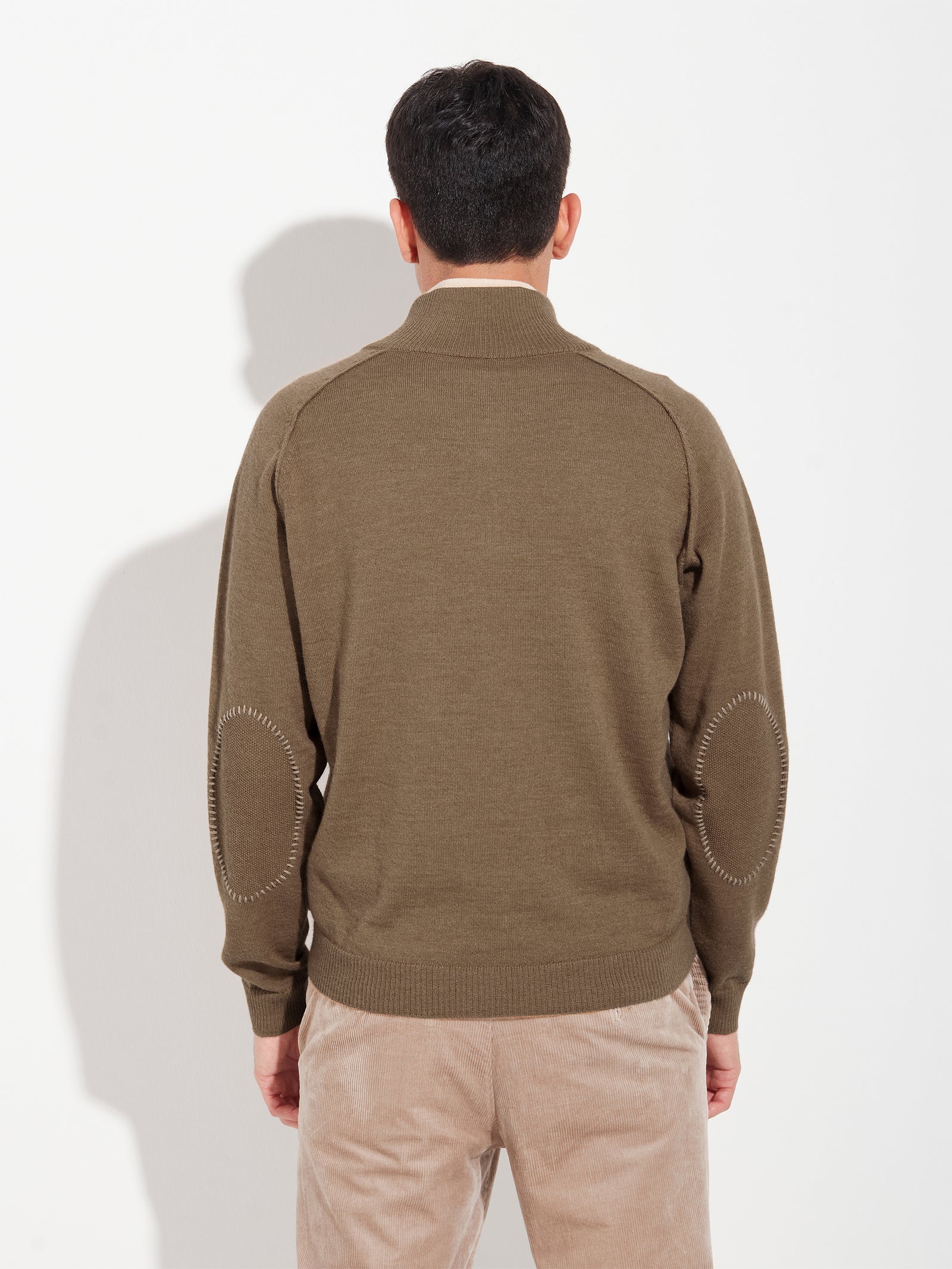 Suéter Bugatti De Baby Alpaca Color Camel