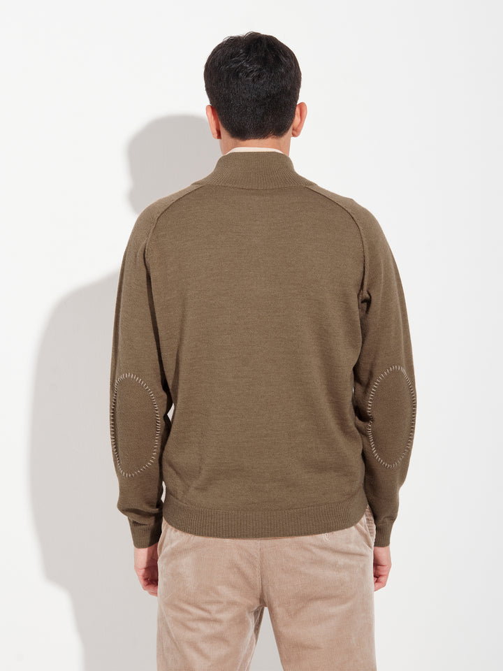 Bugatti Baby Alpaca Sweater in Camel