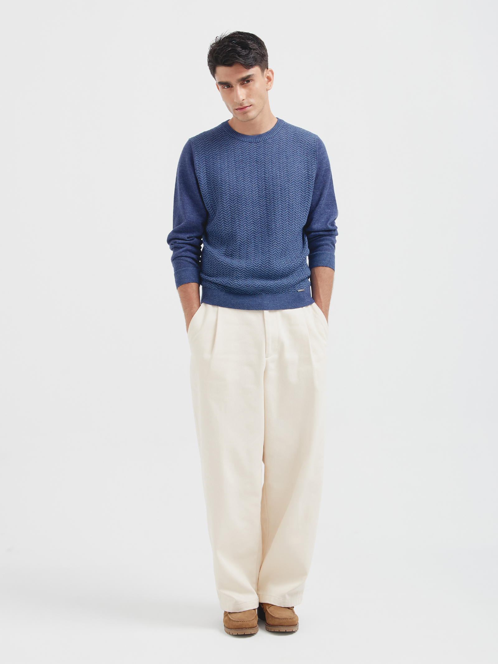 Charly Baby Alpaca Sweater Blue
