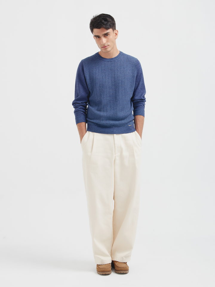 Charly Baby Alpaca Sweater Blue