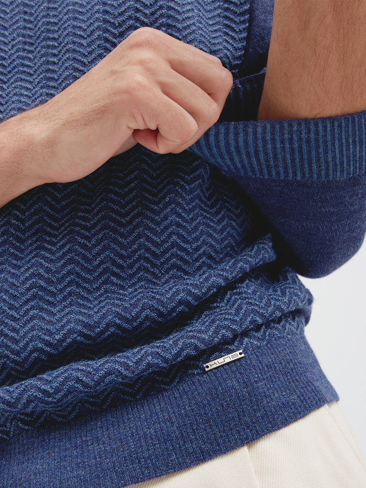 Charly Baby Alpaca Sweater Blue