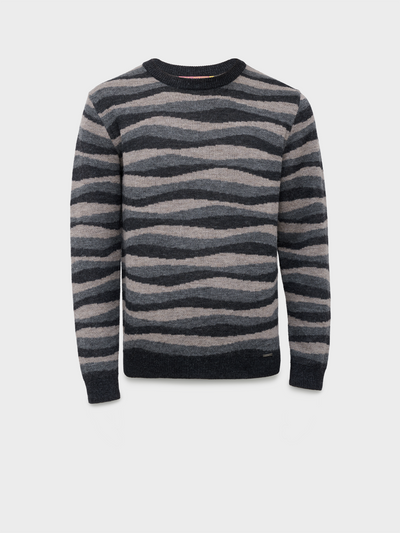 Christian Sweater In Gray Baby Alpaca