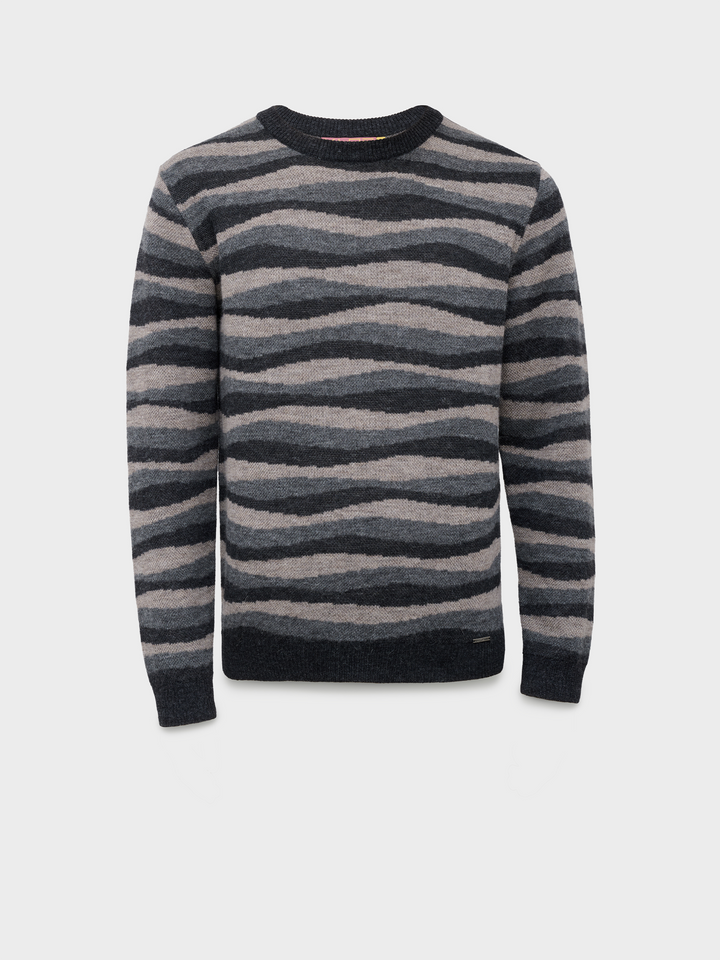 Christian Sweater In Gray Baby Alpaca