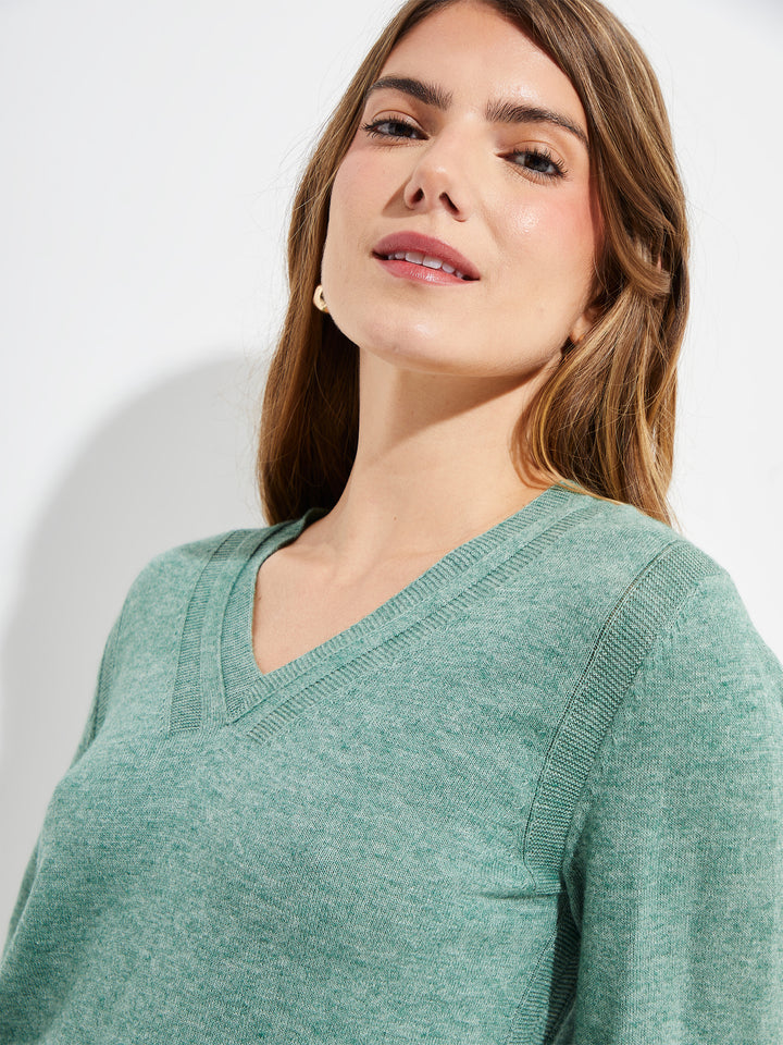 Yliada Green Cotton Sweater