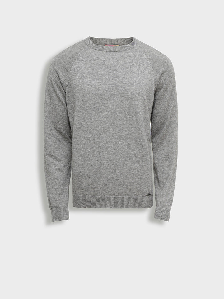 Yordan Grey Cotton Sweater