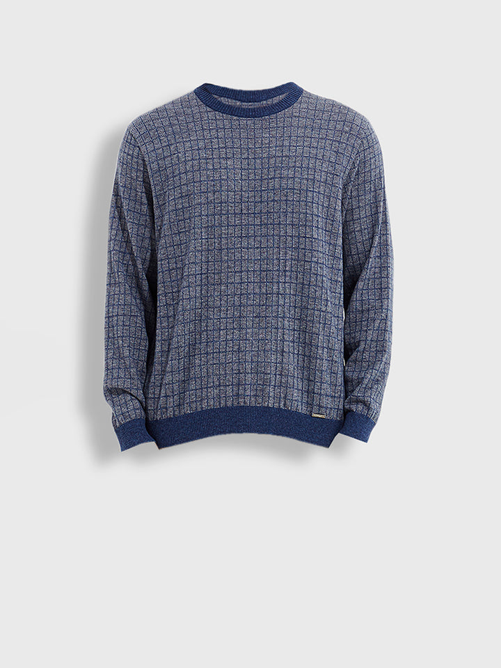 Ygnacio Grey Cotton Sweater