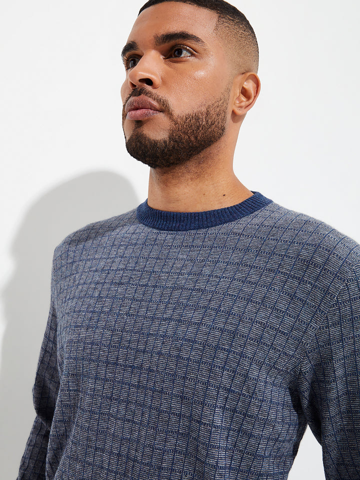 Ygnacio Grey Cotton Sweater