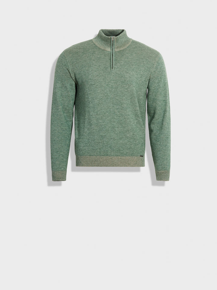 Zola Green Cotton Sweater
