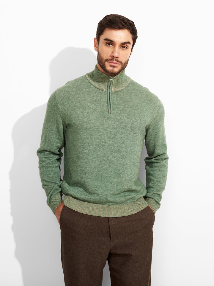 Zola Green Cotton Sweater