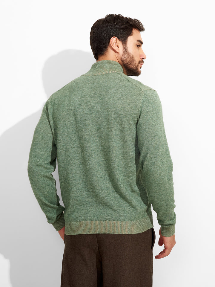 Zola Green Cotton Sweater