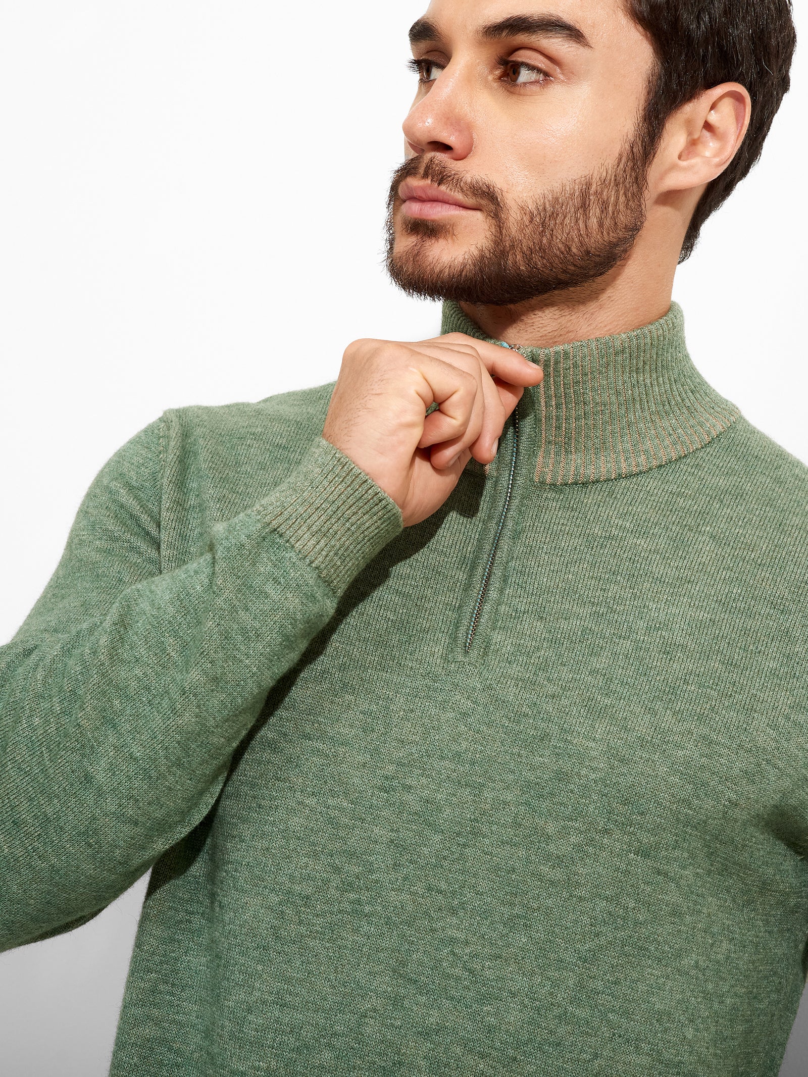 Zola Green Cotton Sweater