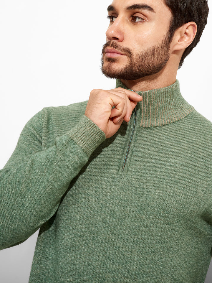 Zola Green Cotton Sweater