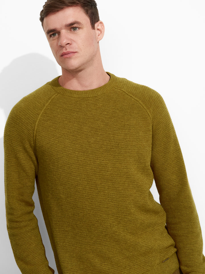 Zeus Yellow Cotton Sweater