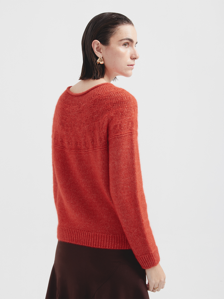 Cristie Pink Cotton Sweater