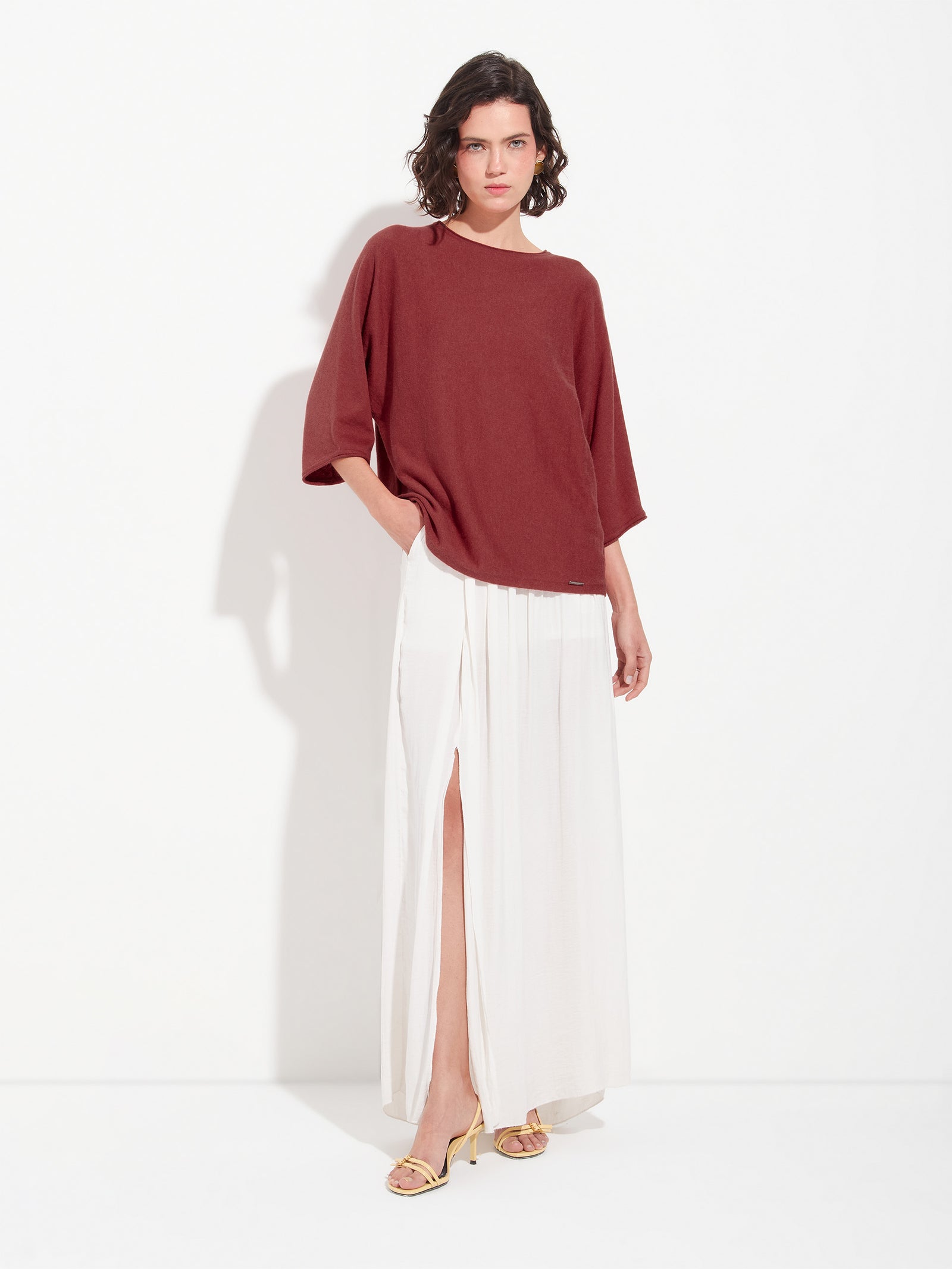 Red Cotton Zwing Polo Shirt