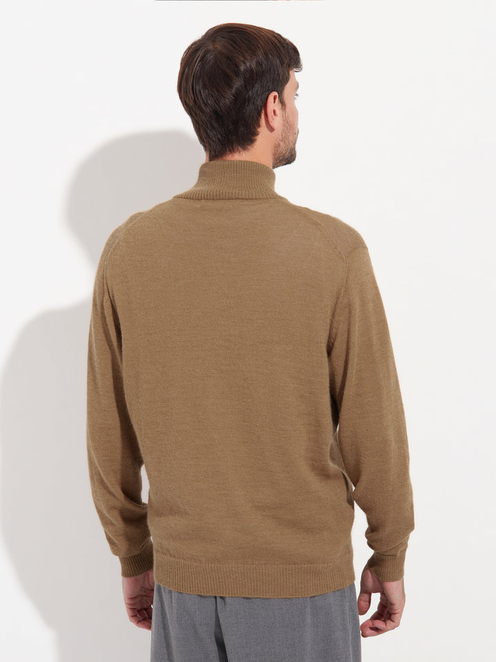 Cárdigan Andreas De Baby Alpaca Color Beige