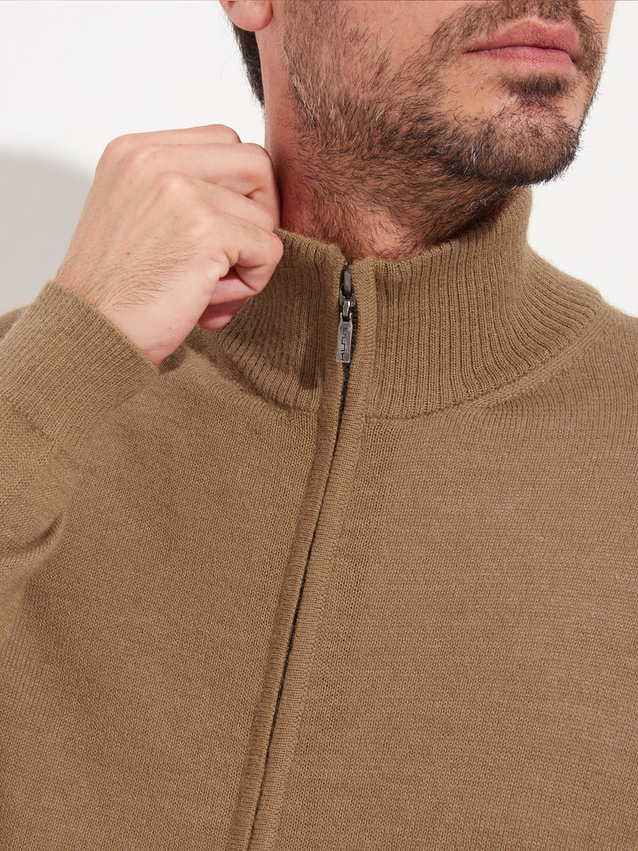 Cárdigan Andreas De Baby Alpaca Color Beige