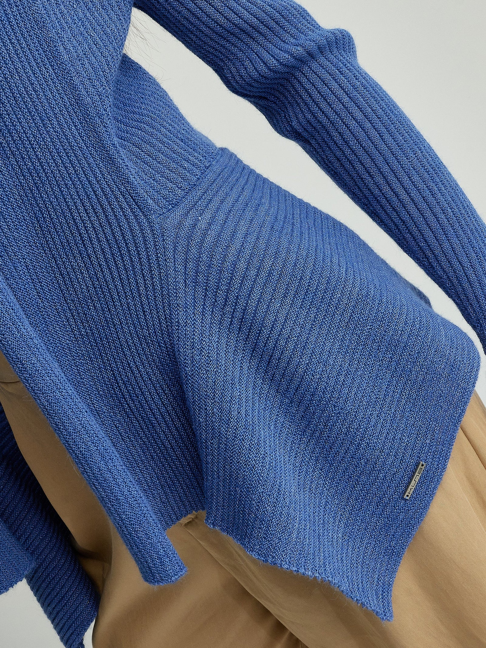 Yzzie Baby Alpaca Cardigan in Blue