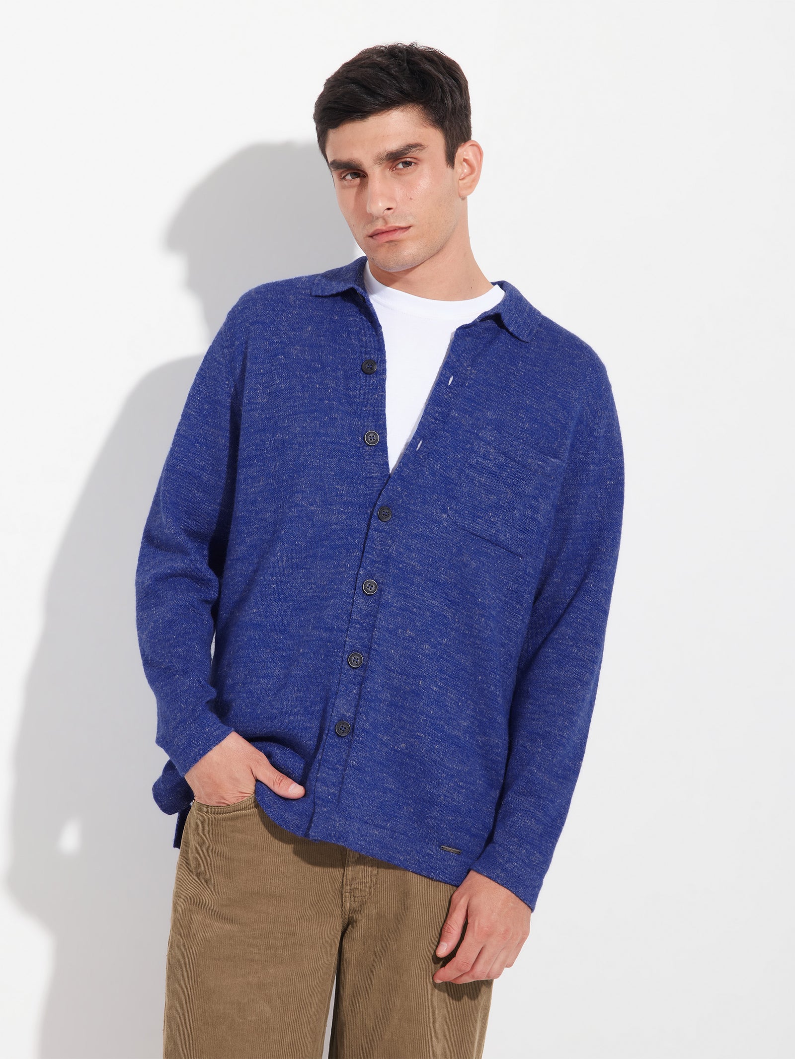 Zepp Baby Alpaca Cardigan in Purple