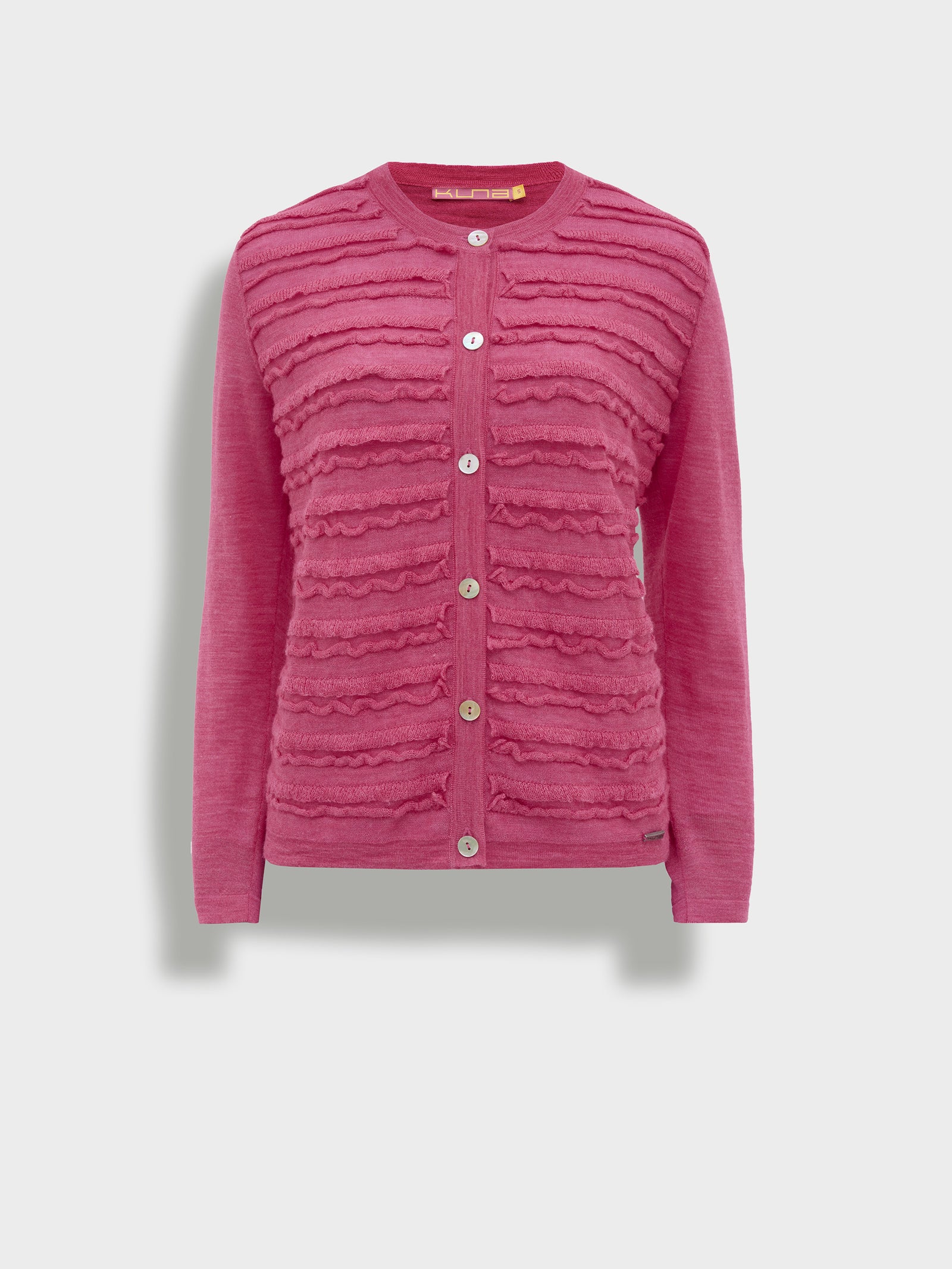 Fuchsia Zarina Baby Alpaca Cardigan