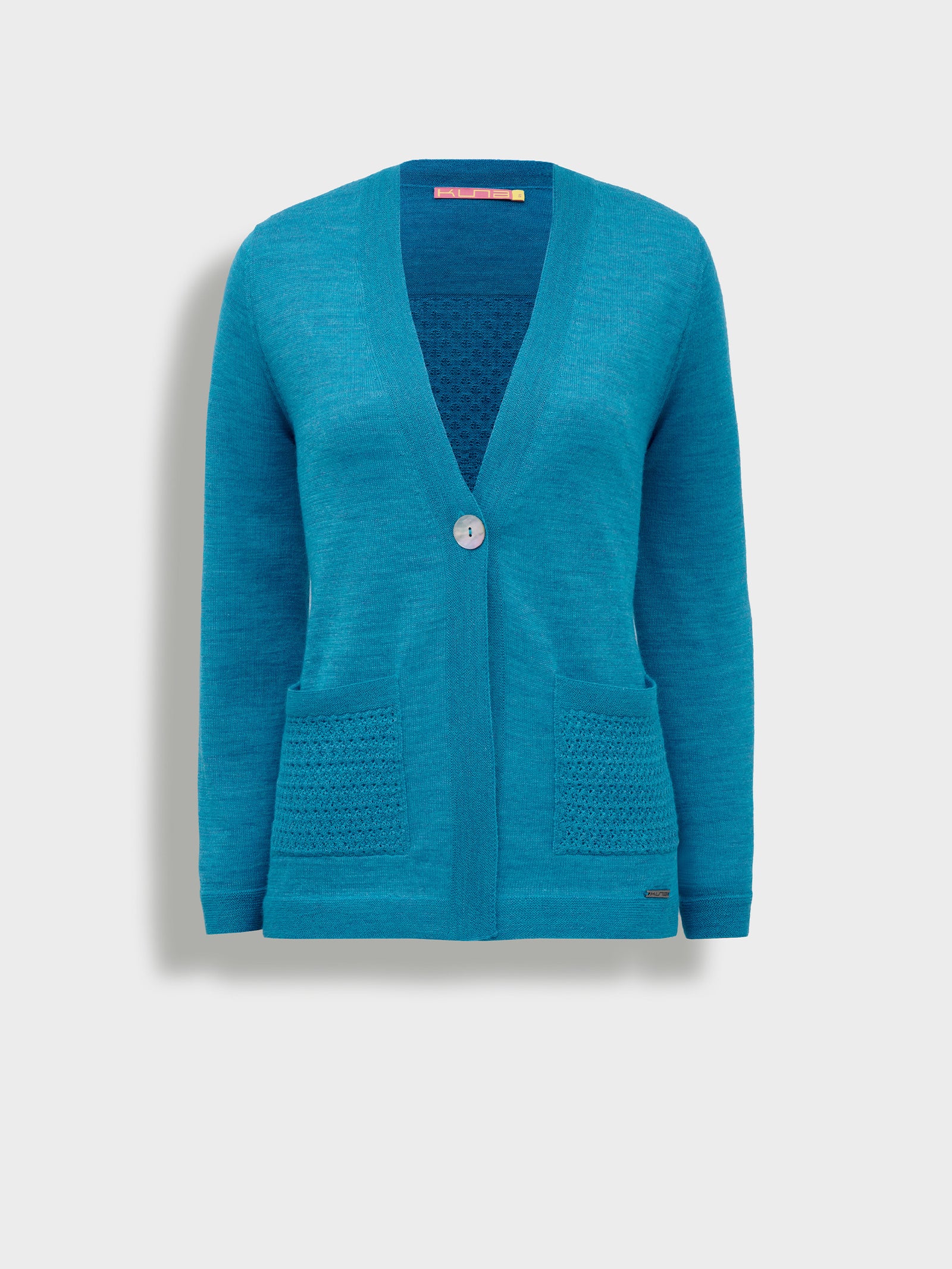 Zanzibar Baby Alpaca Cardigan in Blue