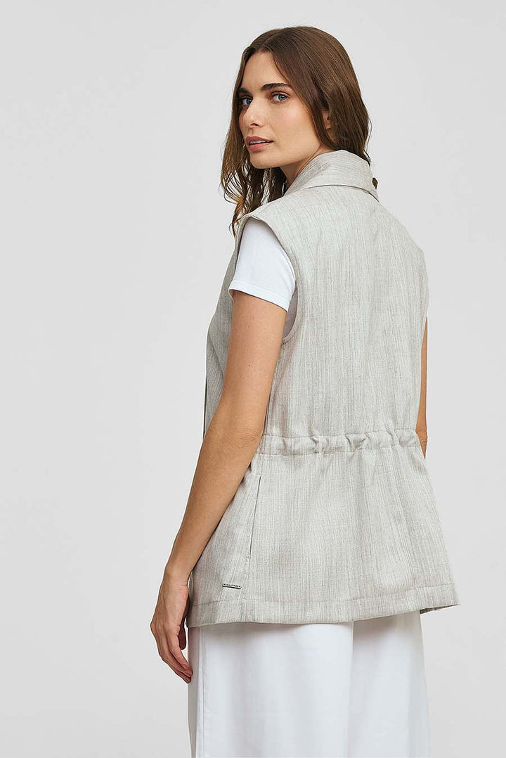 Chaleco Woodland De Lana Color Gris