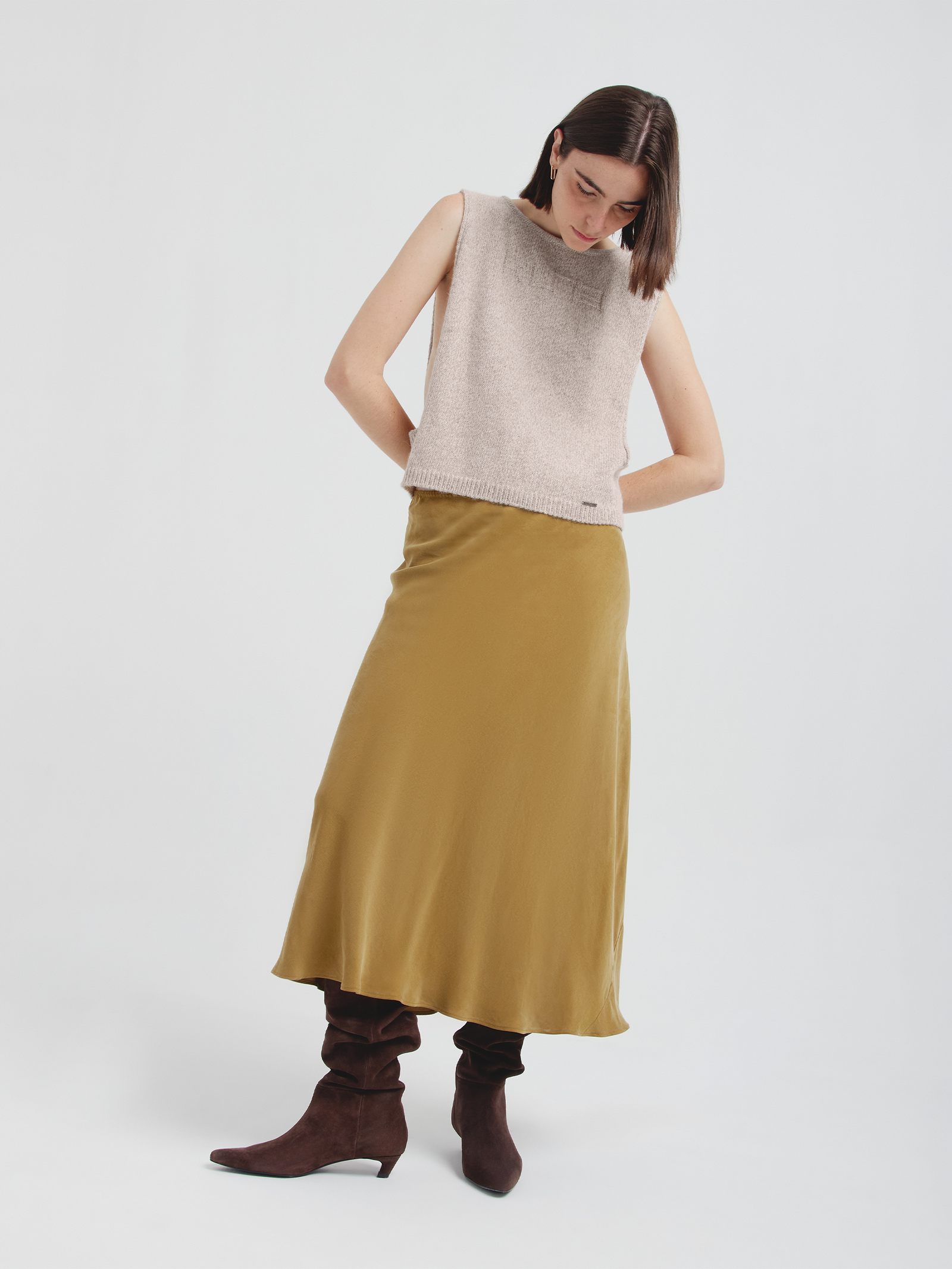 Udda Baby Alpaca Beige Vest