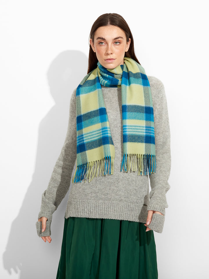 Bufanda Ratti De Baby Alpaca Color Verde