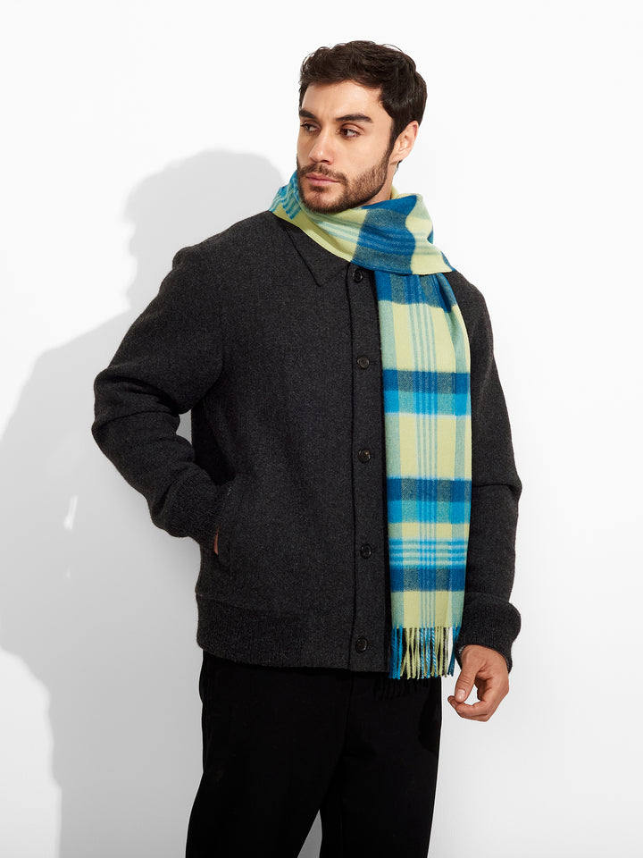 Bufanda Ratti De Baby Alpaca Color Verde