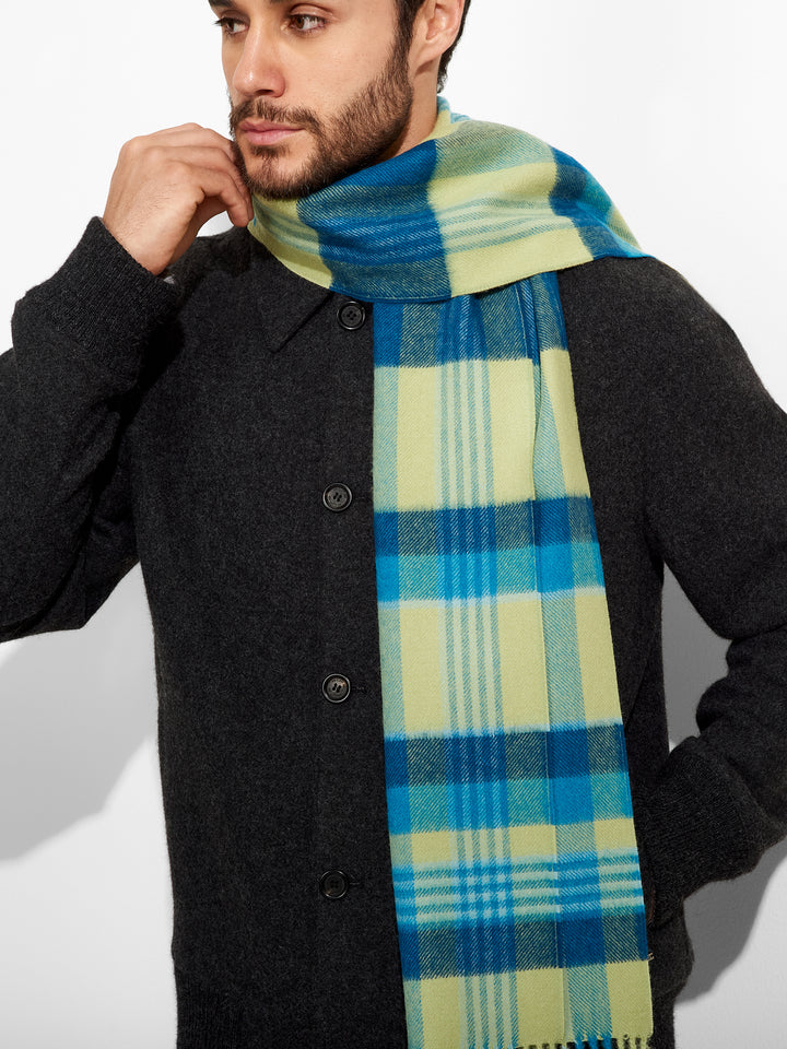 Bufanda Ratti De Baby Alpaca Color Verde