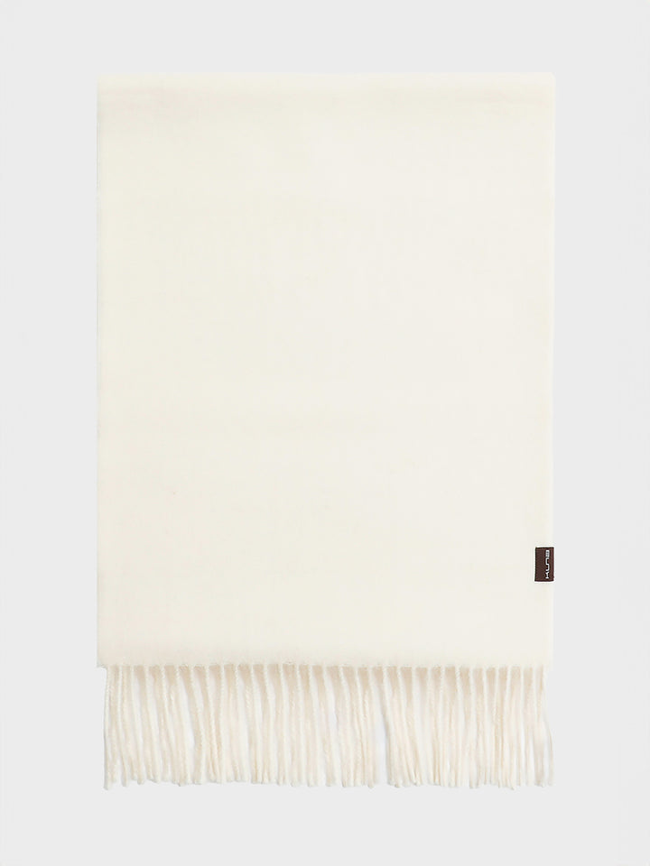 Bufanda Jamas De Alpaca Royal Color Ecru