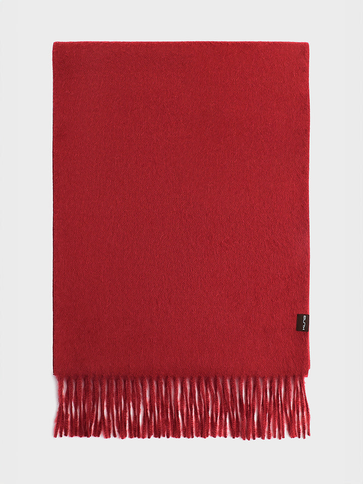 Bufanda Jamas De Alpaca Royal Color Rojo