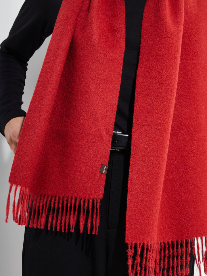 Bufanda Jamas De Alpaca Royal Color Rojo