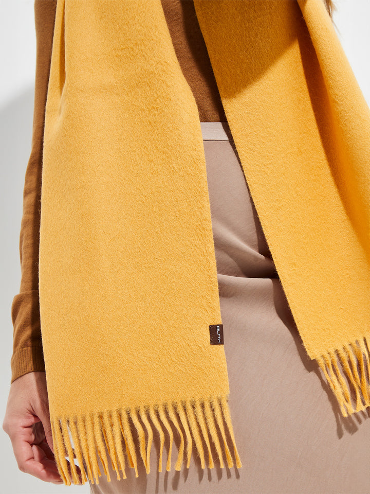 Bufanda Jamas De Alpaca Royal Color Amarillo