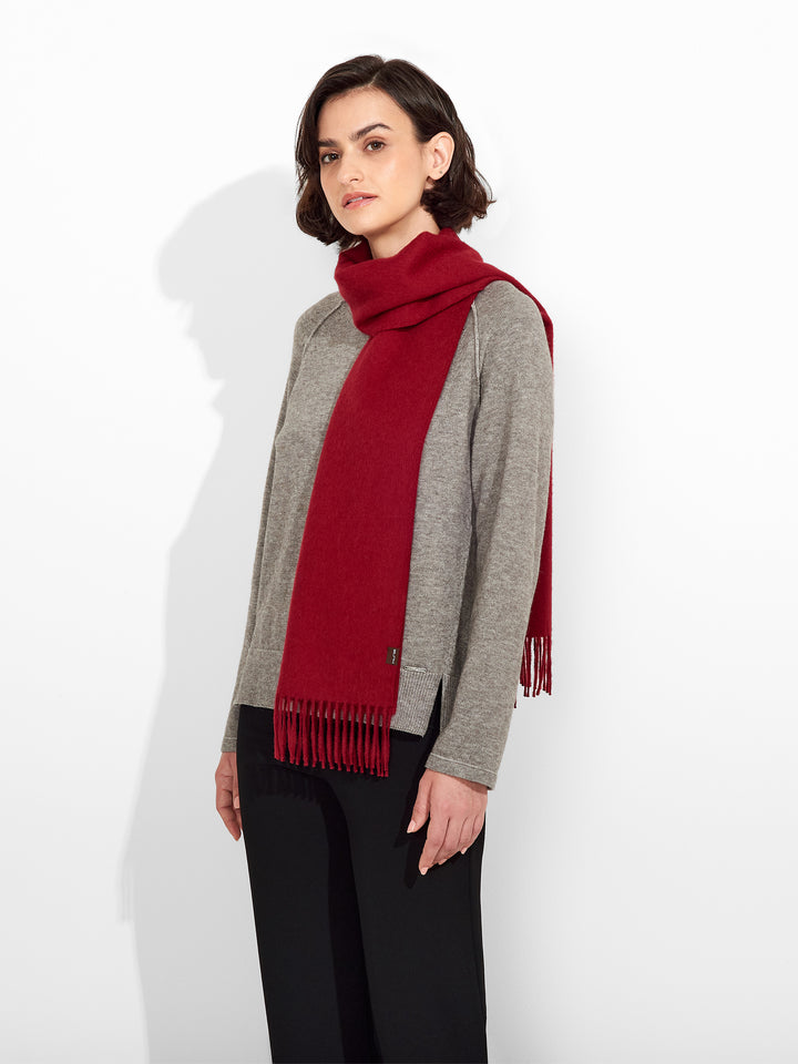 Scarf Jamas De Royal Alpaca Cherry Color