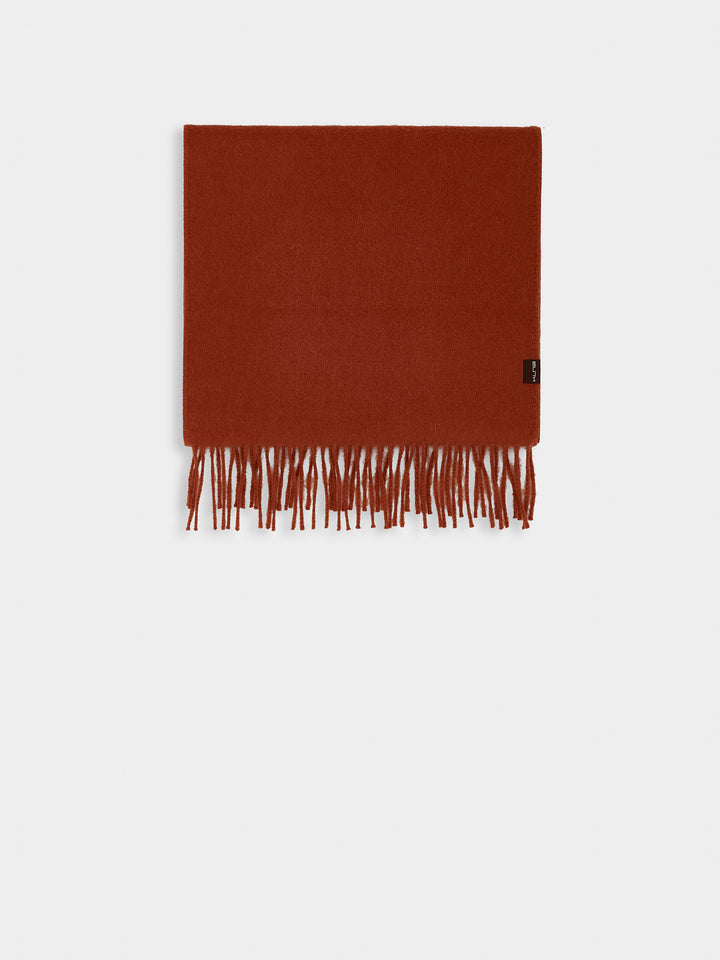 Orange Alpaca Scarf