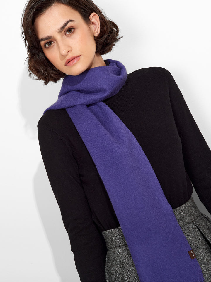 Jamas De Royal Alpaca Purple Color Scarf