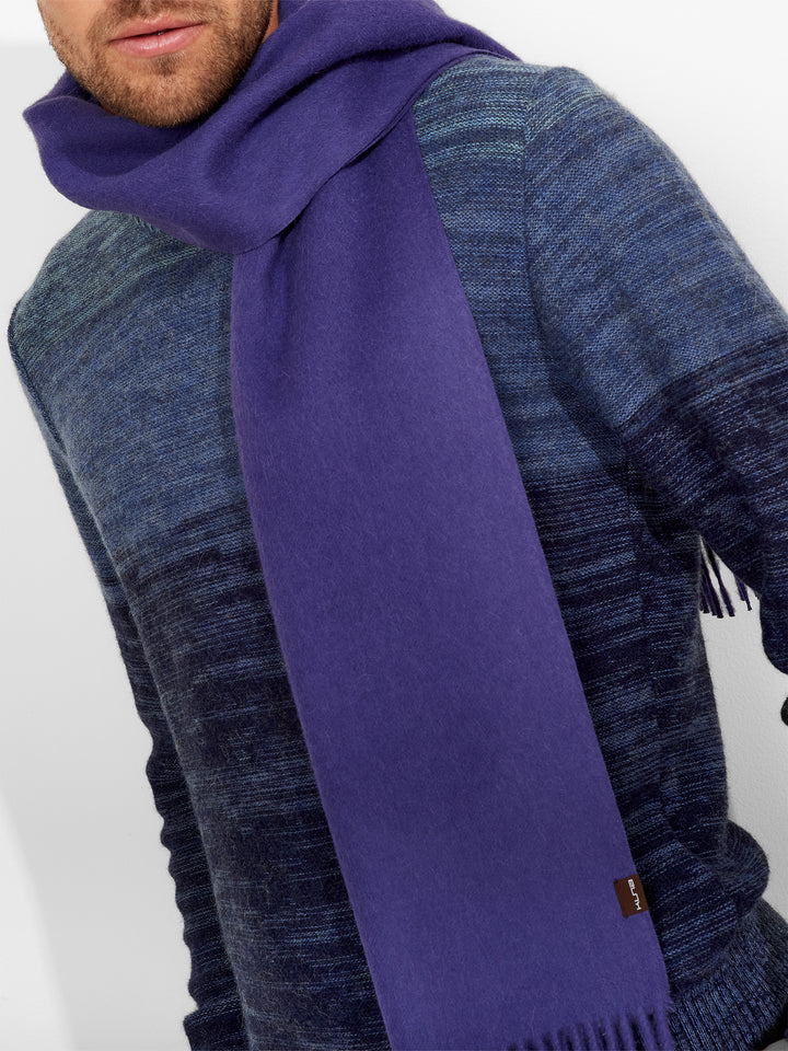 Jamas De Royal Alpaca Purple Color Scarf