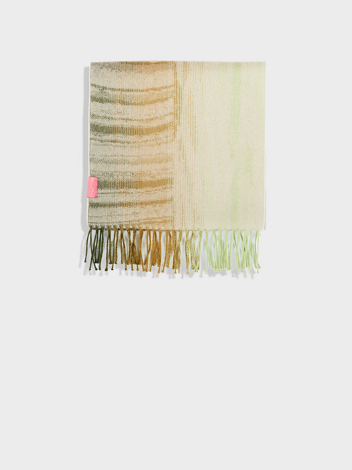 Bufanda Zagoni De Baby Alpaca Color Verde