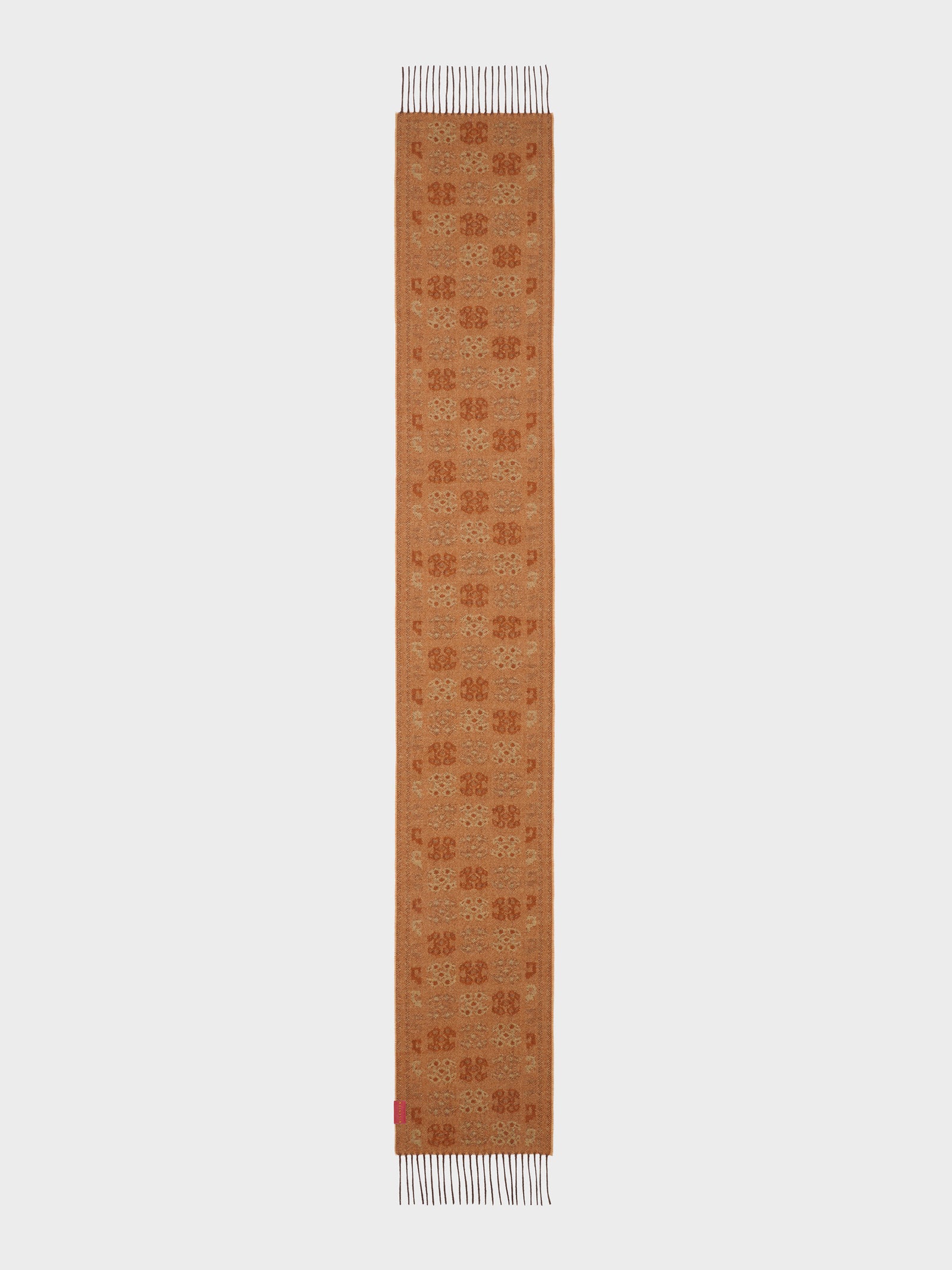 Bufanda Chancay - 36 De Baby Alpaca Color Marron