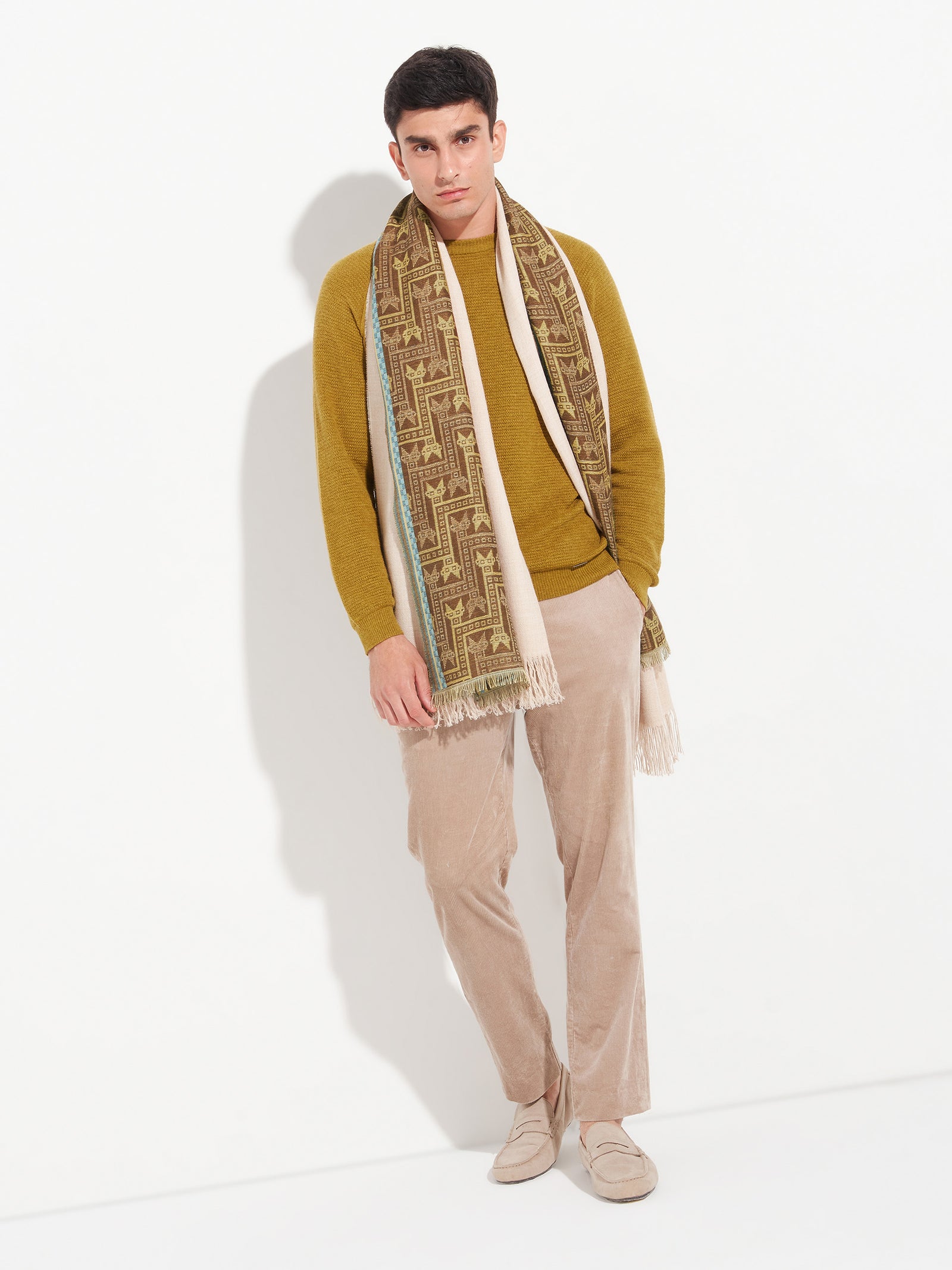 Chancay Scarf - 39 Yellow Baby Alpaca