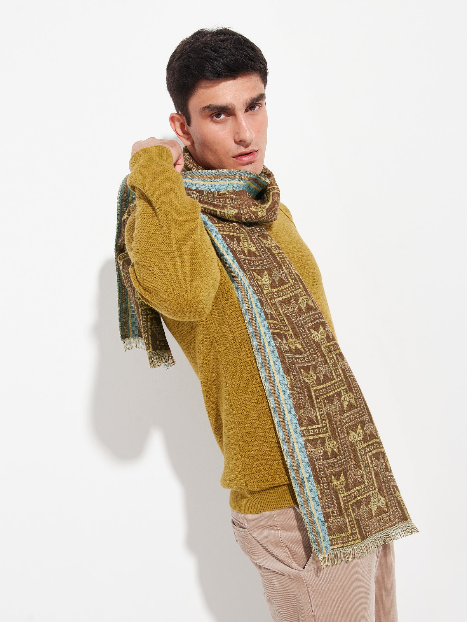 Chancay Scarf - 39 Yellow Baby Alpaca