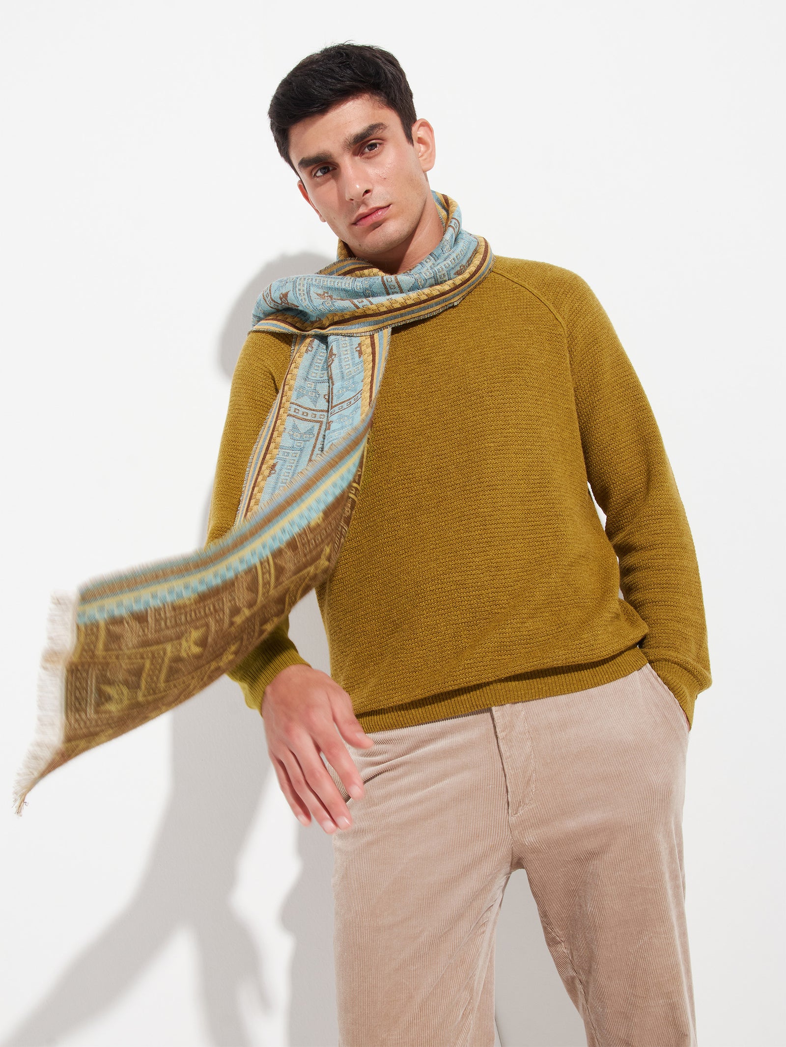 Chancay Scarf - 39 Yellow Baby Alpaca