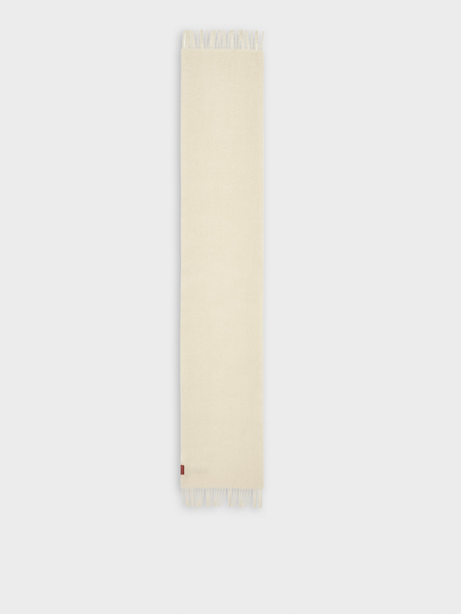 Bufanda Adrian De Baby Alpaca Color Blanco