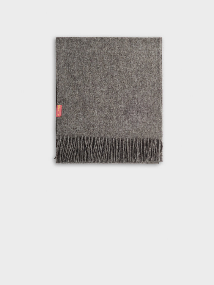 Bufanda Adrian De Baby Alpaca Color Gris