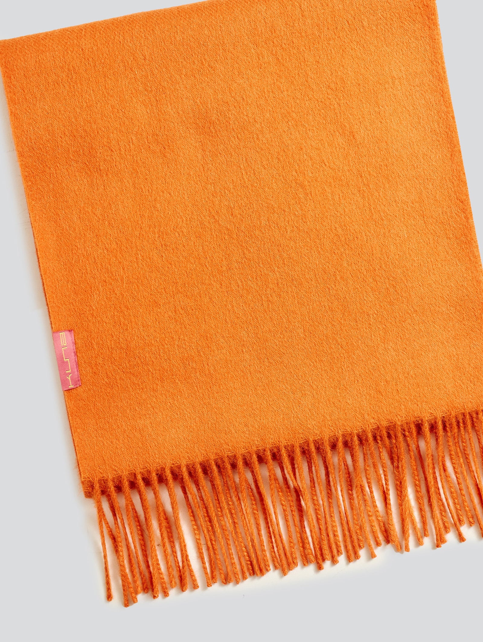 Adrian De Baby Alpaca Orange Scarf